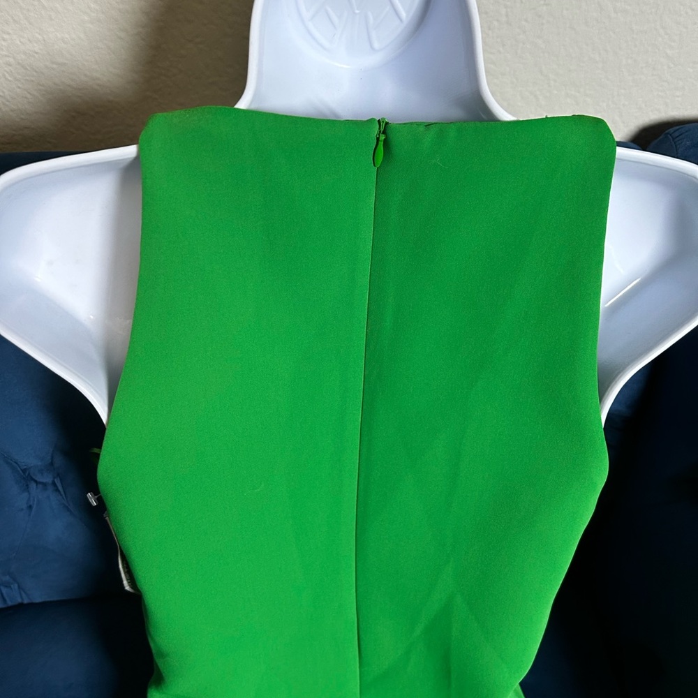 Vibrant Strapless Dress in Green - Picture 2 of 7